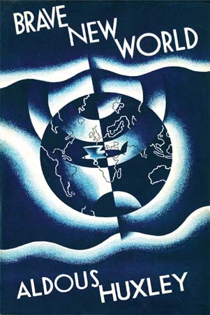 Primeira capa de Admirável mundo novo, de 1932