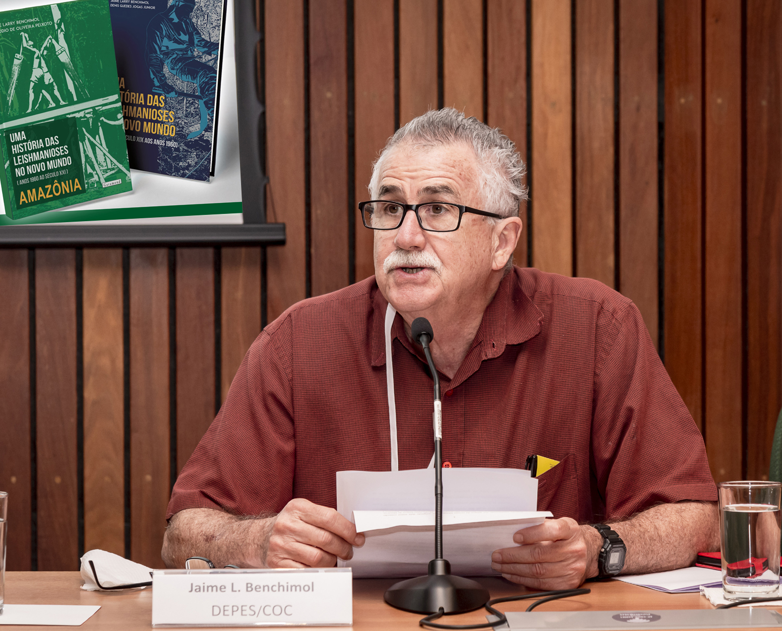 Jaime Larry Benchimol. Foto de Jeferson Mendonça/Fiocruz, 2024.