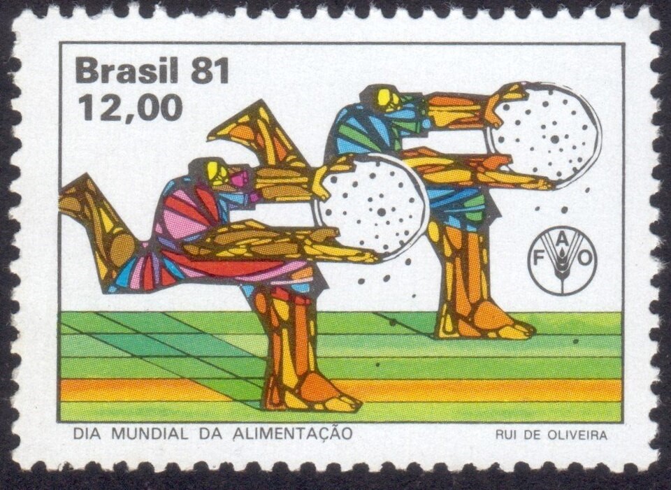 Selo do Dia Mundial da Alimentação, Brasil, 1981
