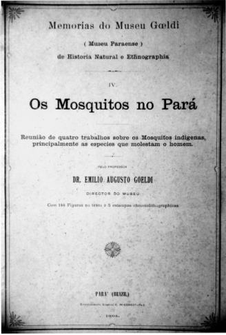 Capa de Os mosquitos no Pará