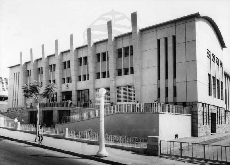 O edifício do Museu de Angola sob a tutela do IIAC, em 1965, atualmente Museu Nacional História Natural, em Luanda. Foto: cortesia MUHNAC; Arquivo Histórico Ultramarino